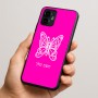 כיסוי בעיצוב אישי עם השם שלך לדגם - Motorola Edge 50 Neo 5G בעיצוב פרפר