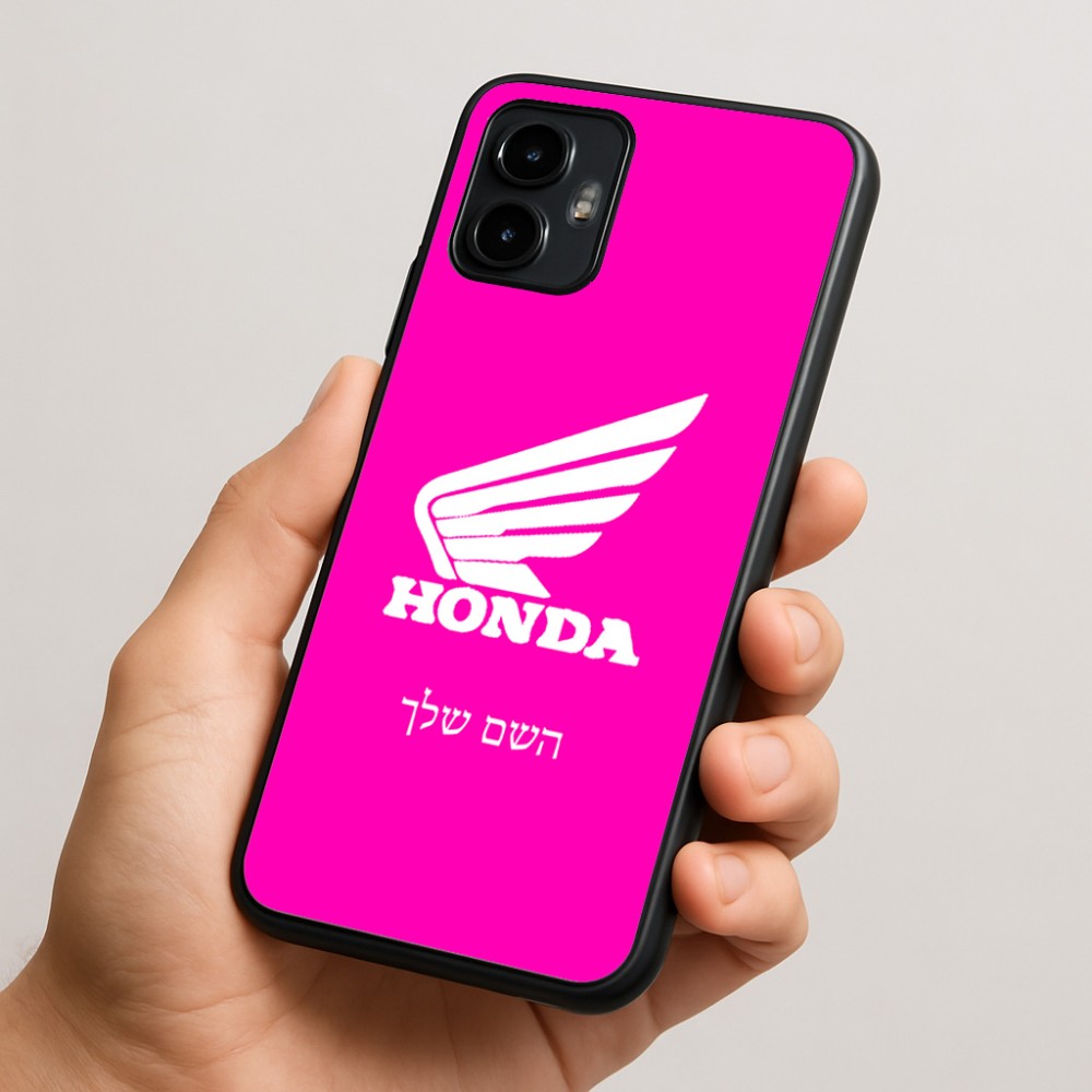 כיסוי בעיצוב אישי עם השם שלך לדגם - Motorola Edge 50 Neo 5G בעיצוב הונדה