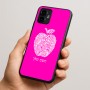 כיסוי בעיצוב אישי עם השם שלך לדגם - Motorola Edge 50 Neo 5G בעיצוב הדפס תפוח