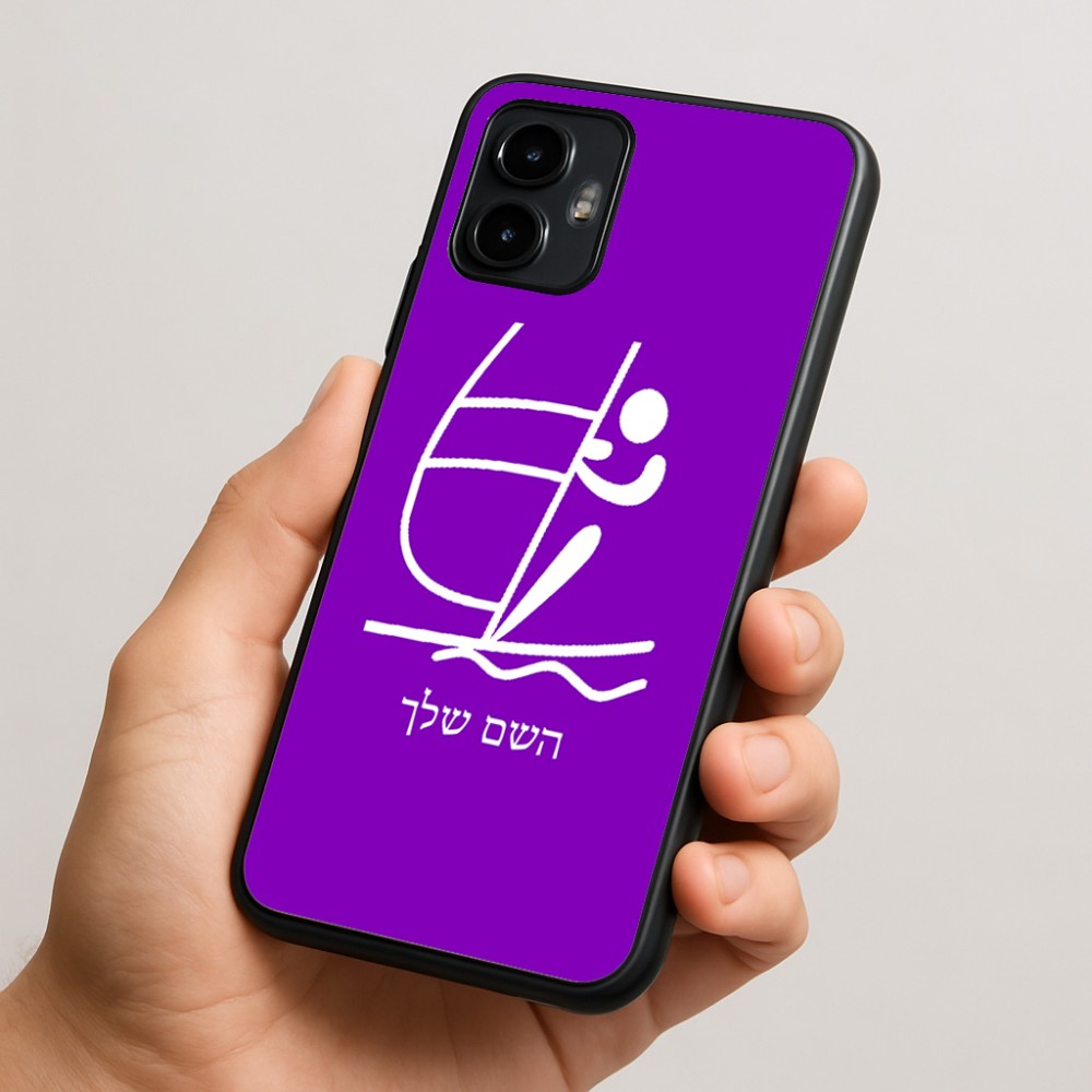 כיסוי בעיצוב אישי עם השם שלך לדגם - Motorola Edge 50 Neo 5G בעיצוב שייט אולימפי