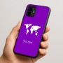 כיסוי בעיצוב אישי עם השם שלך לדגם - Motorola Edge 50 Neo 5G בעיצוב מפת העולם