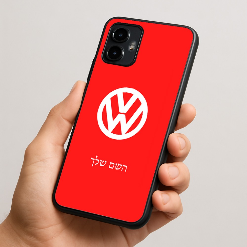 כיסוי בעיצוב אישי עם השם שלך לדגם - Motorola Edge 50 Neo 5G בעיצוב פולקסווגן