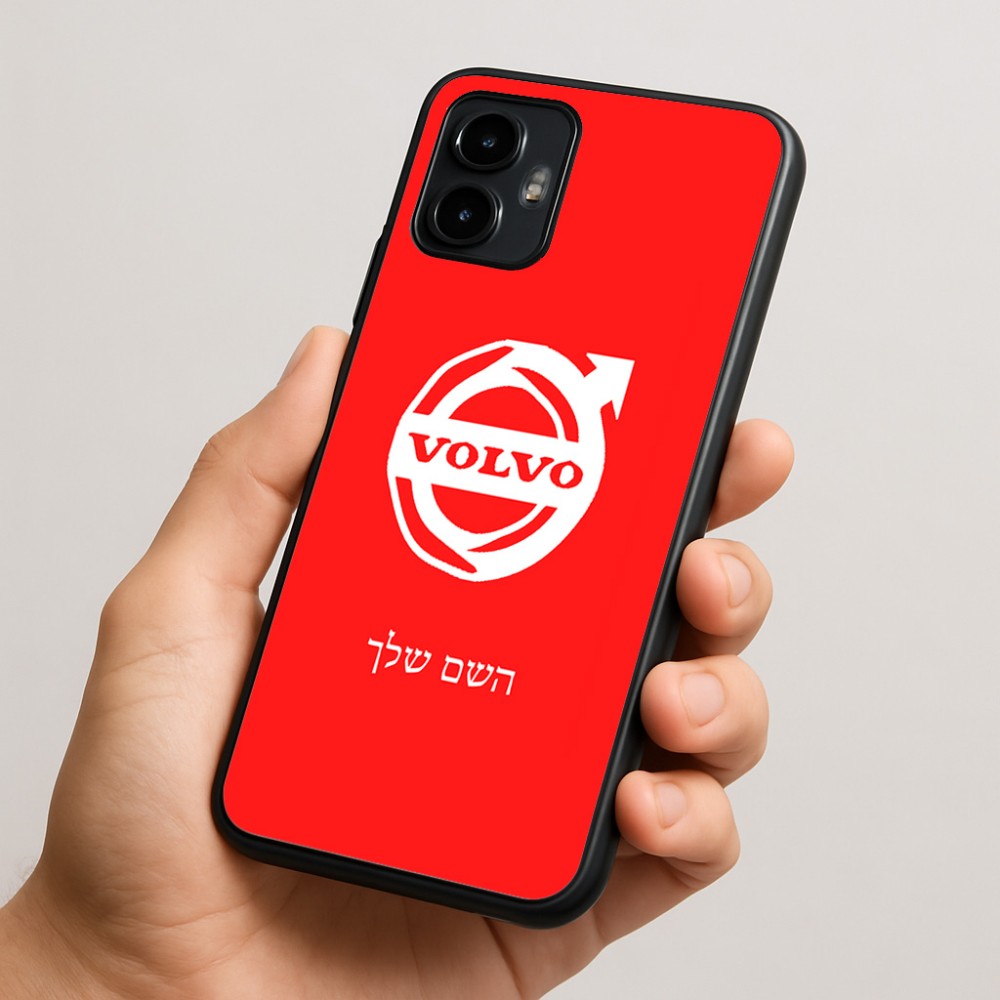 כיסוי בעיצוב אישי עם השם שלך לדגם - Motorola Edge 50 Neo 5G בעיצוב וולוו