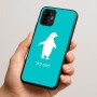 כיסוי בעיצוב אישי עם השם שלך לדגם - Motorola Edge 50 Neo 5G בעיצוב פינגווין
