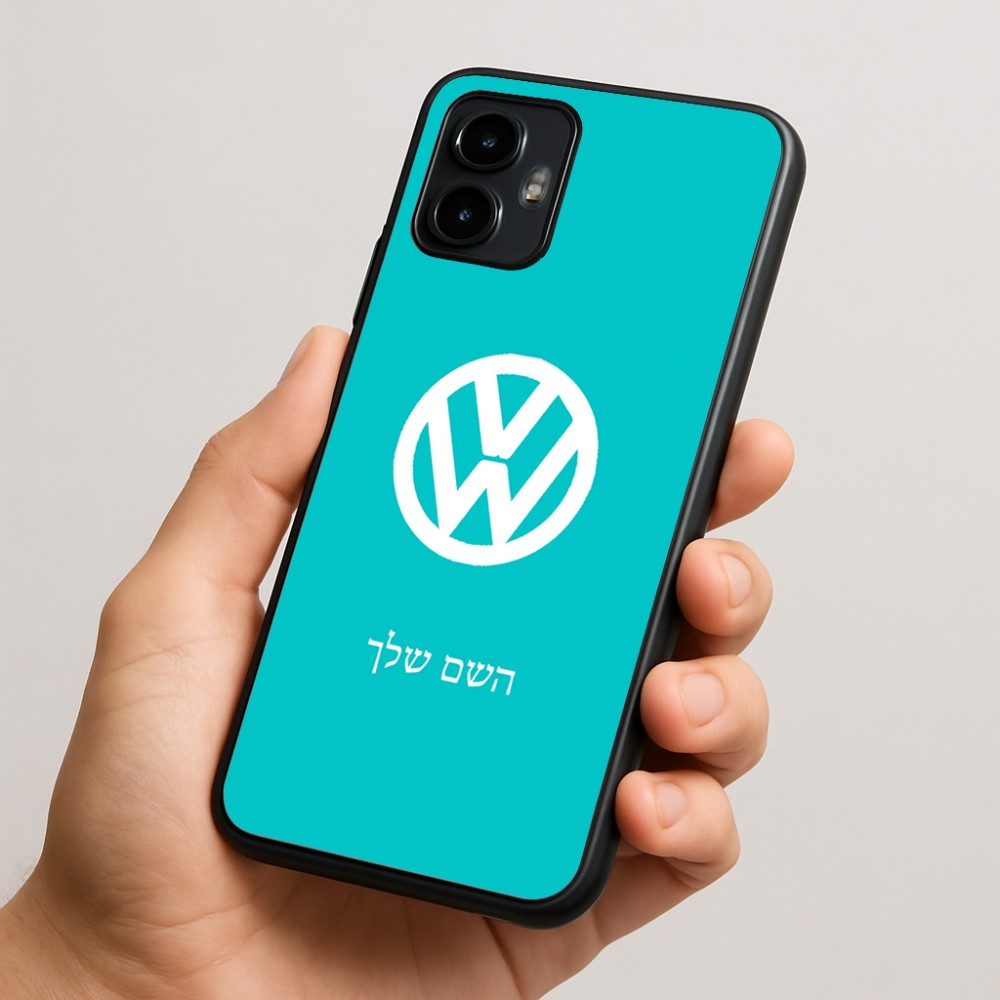 כיסוי בעיצוב אישי עם השם שלך לדגם - Motorola Edge 50 Neo 5G בעיצוב פולקסווגן