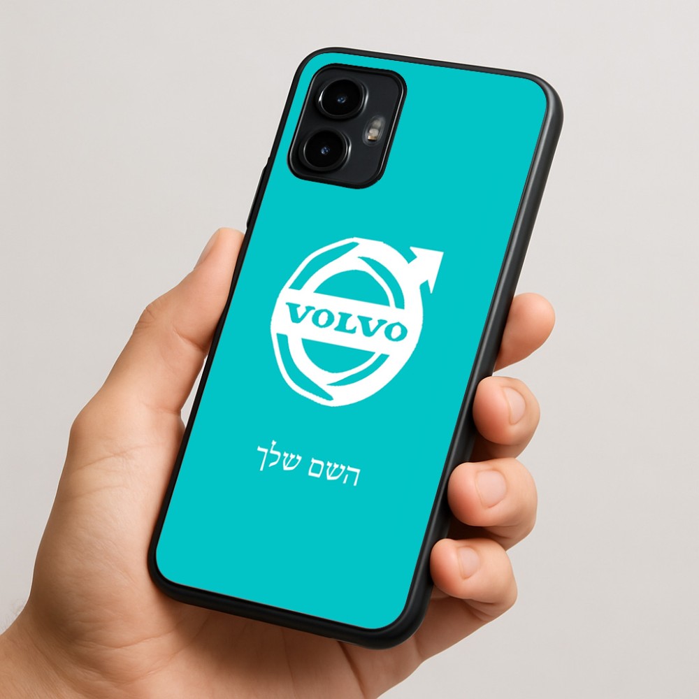 כיסוי בעיצוב אישי עם השם שלך לדגם - Motorola Edge 50 Neo 5G בעיצוב וולוו