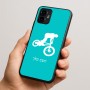 כיסוי בעיצוב אישי עם השם שלך לדגם - Motorola Edge 50 Neo 5G בעיצוב רוכב אופניים