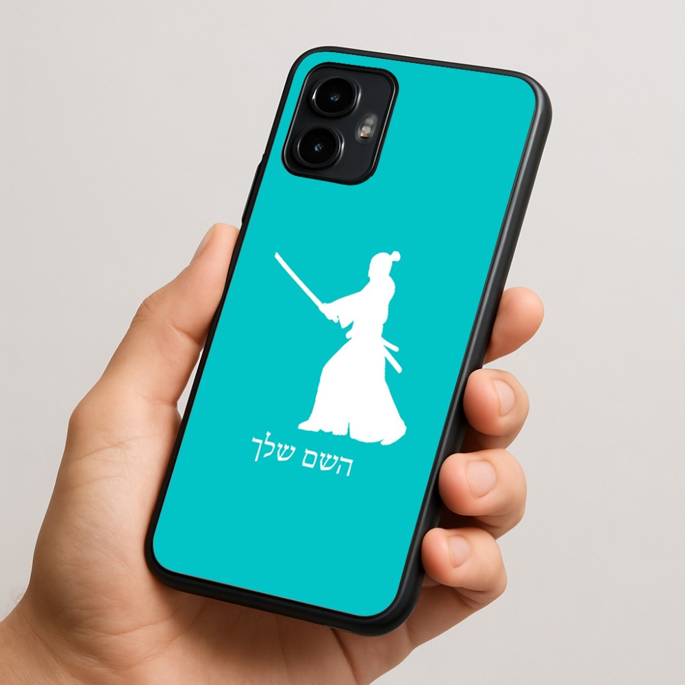 כיסוי בעיצוב אישי עם השם שלך לדגם - Motorola Edge 50 Neo 5G בעיצוב סמוראי