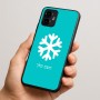 כיסוי בעיצוב אישי עם השם שלך לדגם - Motorola Edge 50 Neo 5G בעיצוב שלג