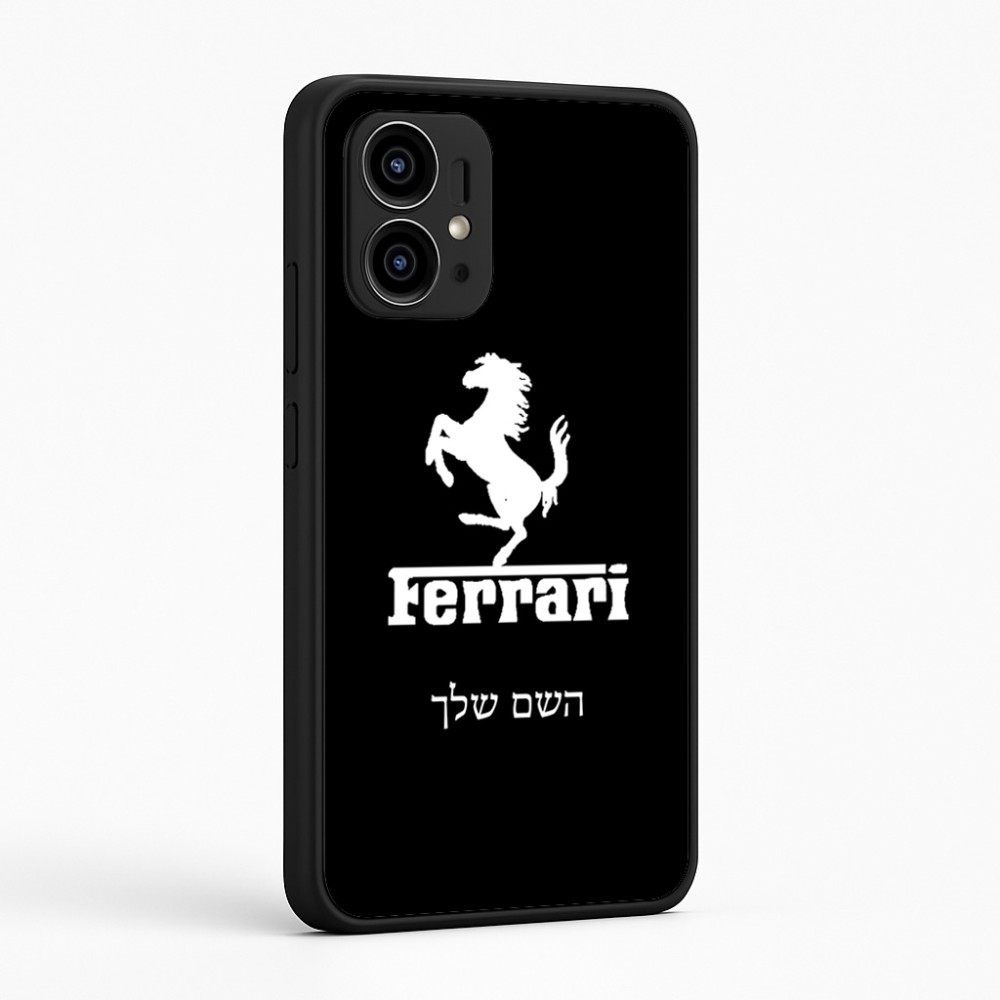 כיסוי בעיצוב אישי עם השם שלך לדגם - Motorola Edge 50 Pro 5G בעיצוב פרארי