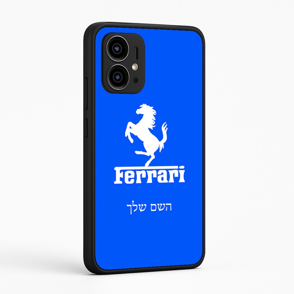 כיסוי בעיצוב אישי עם השם שלך לדגם - Motorola Edge 50 Pro 5G בעיצוב פרארי