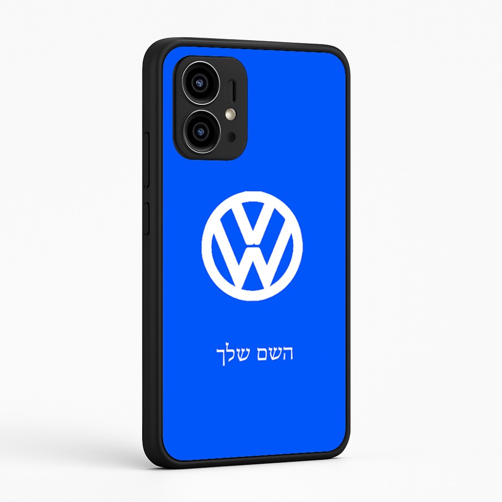 כיסוי בעיצוב אישי עם השם שלך לדגם - Motorola Edge 50 Pro 5G בעיצוב פולקסווגן