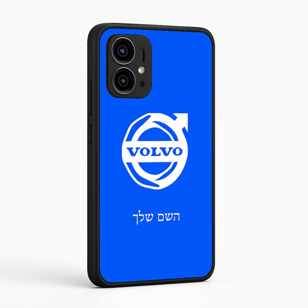 כיסוי בעיצוב אישי עם השם שלך לדגם - Motorola Edge 50 Pro 5G בעיצוב וולוו