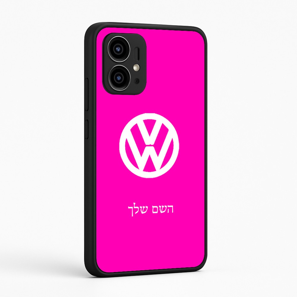 כיסוי בעיצוב אישי עם השם שלך לדגם - Motorola Edge 50 Pro 5G בעיצוב פולקסווגן
