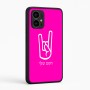 כיסוי בעיצוב אישי עם השם שלך לדגם - Motorola Edge 50 Pro 5G בעיצוב יד סלע