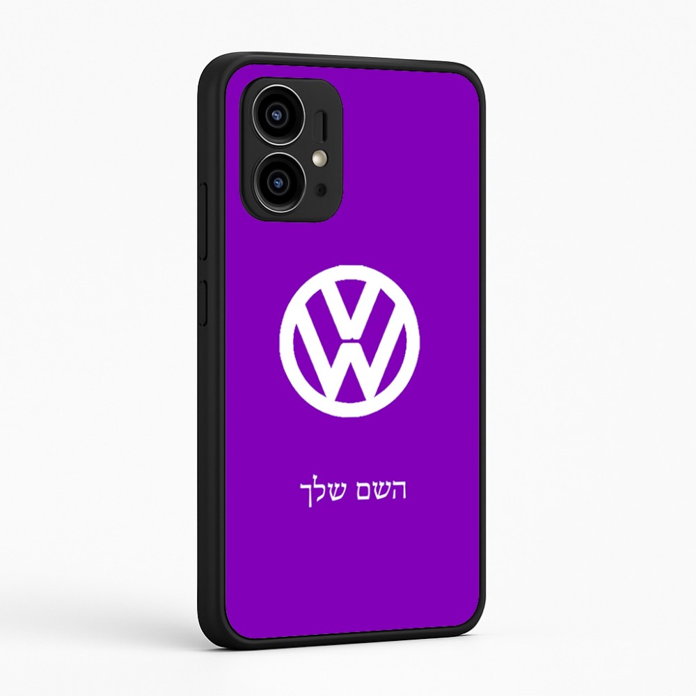 כיסוי בעיצוב אישי עם השם שלך לדגם - Motorola Edge 50 Pro 5G בעיצוב פולקסווגן