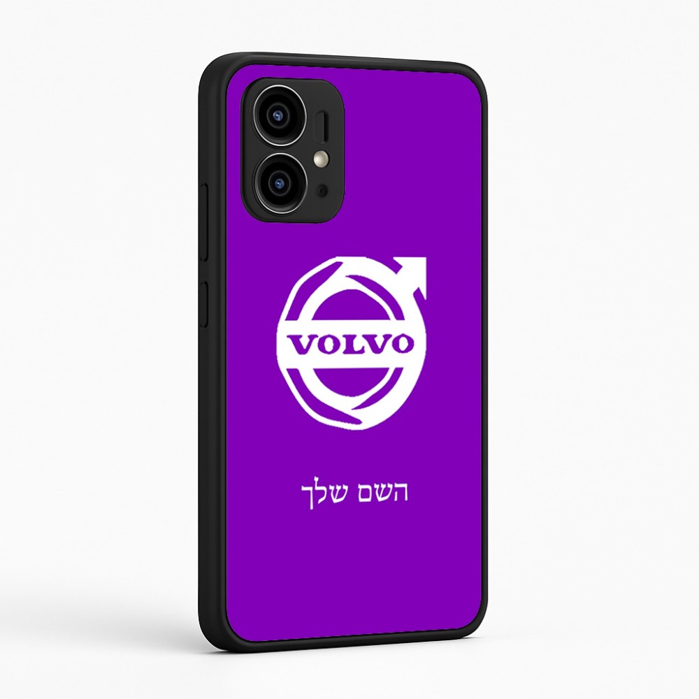 כיסוי בעיצוב אישי עם השם שלך לדגם - Motorola Edge 50 Pro 5G בעיצוב וולוו
