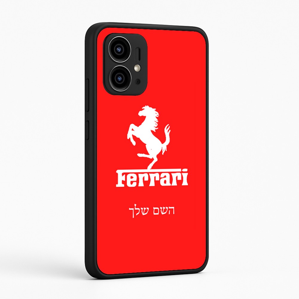 כיסוי בעיצוב אישי עם השם שלך לדגם - Motorola Edge 50 Pro 5G בעיצוב פרארי