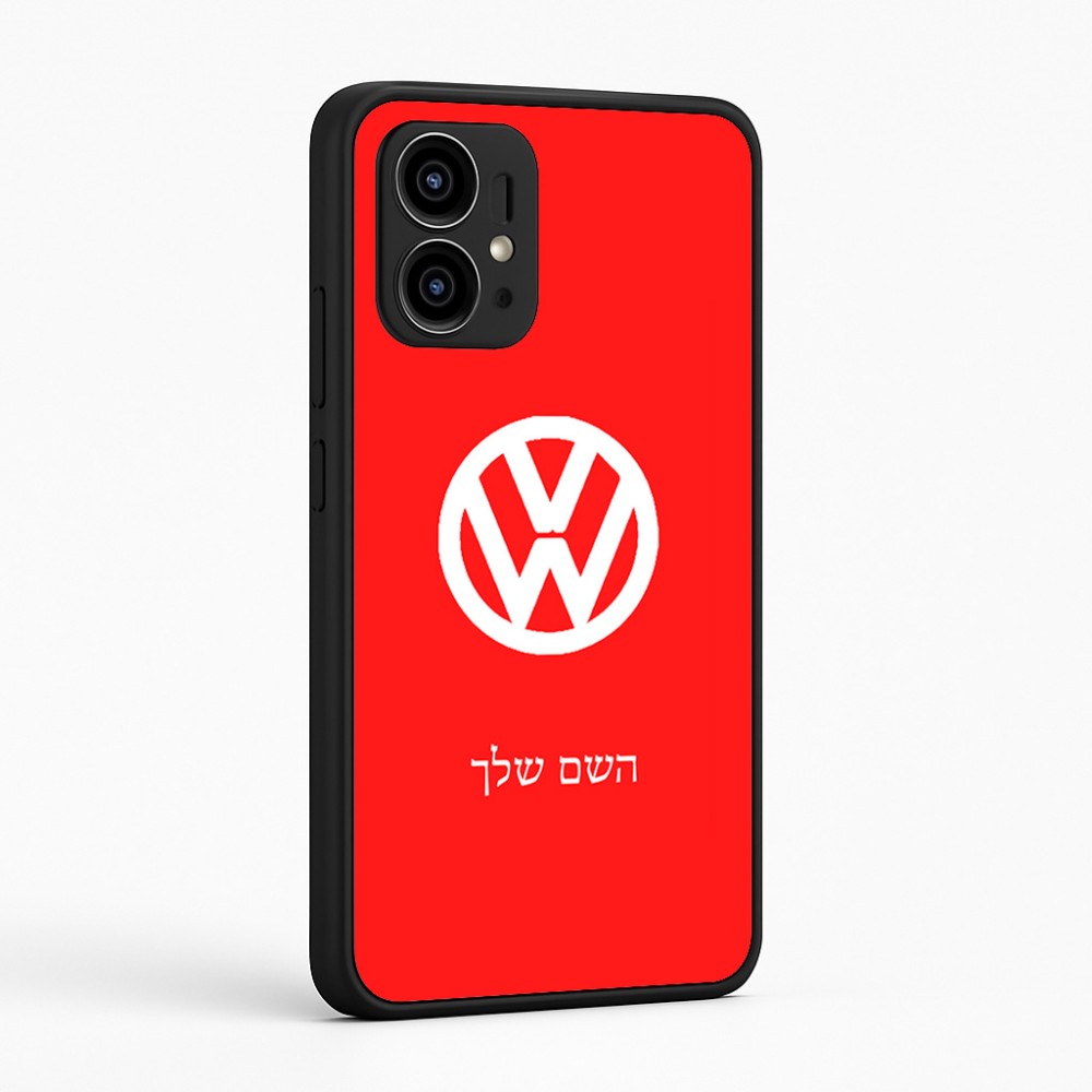 כיסוי בעיצוב אישי עם השם שלך לדגם - Motorola Edge 50 Pro 5G בעיצוב פולקסווגן