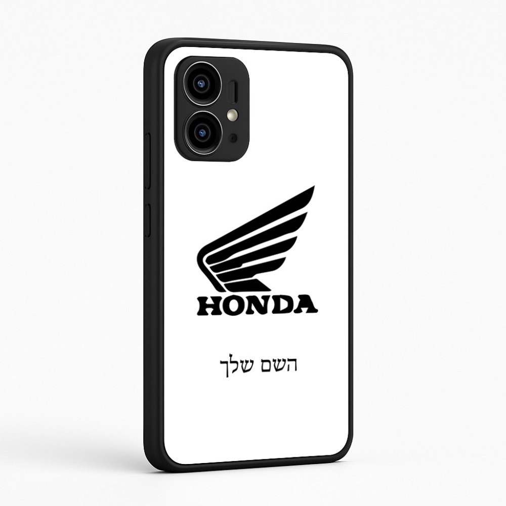 כיסוי בעיצוב אישי עם השם שלך לדגם - Motorola Edge 50 Pro 5G בעיצוב הונדה