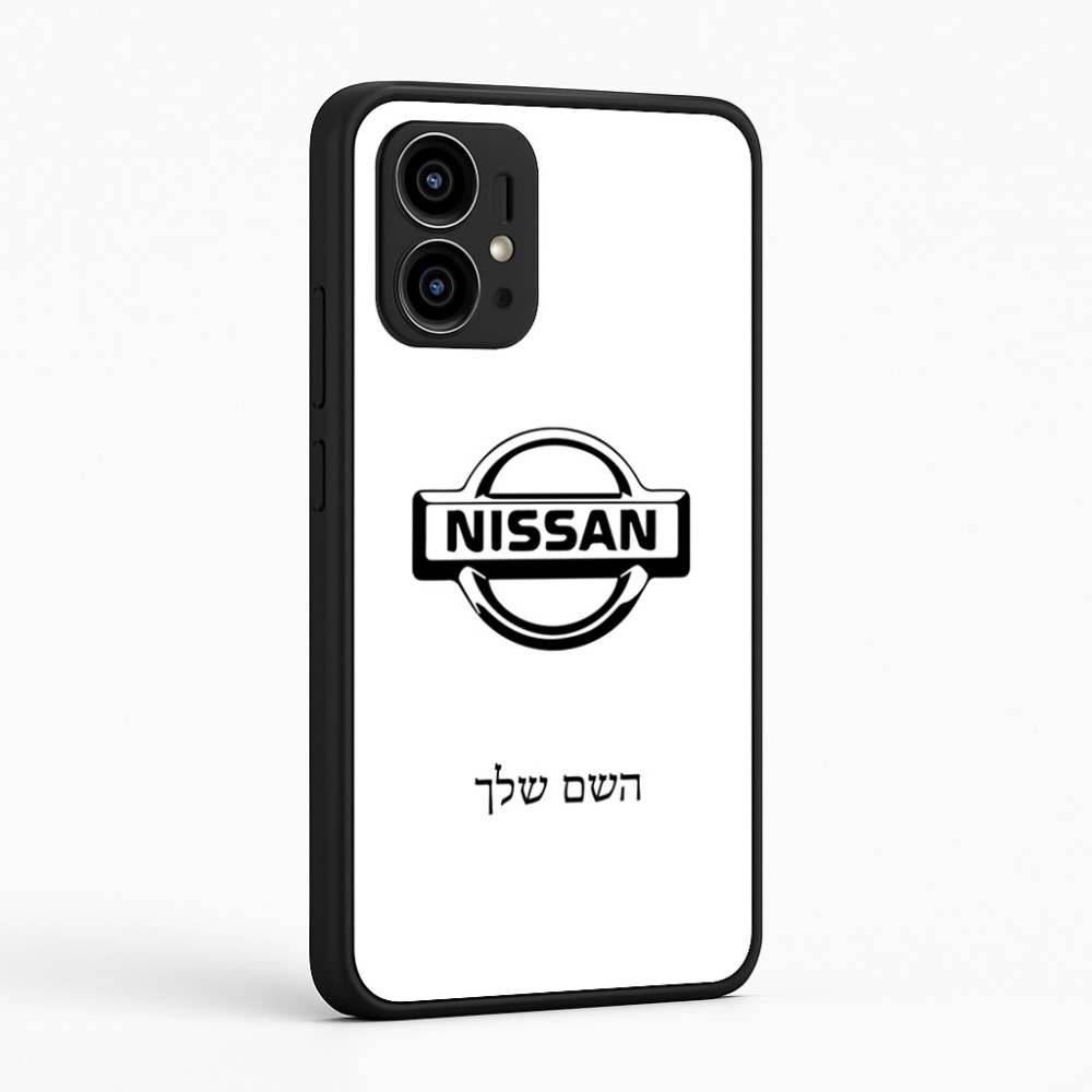 כיסוי בעיצוב אישי עם השם שלך לדגם - Motorola Edge 50 Pro 5G בעיצוב ניסאן