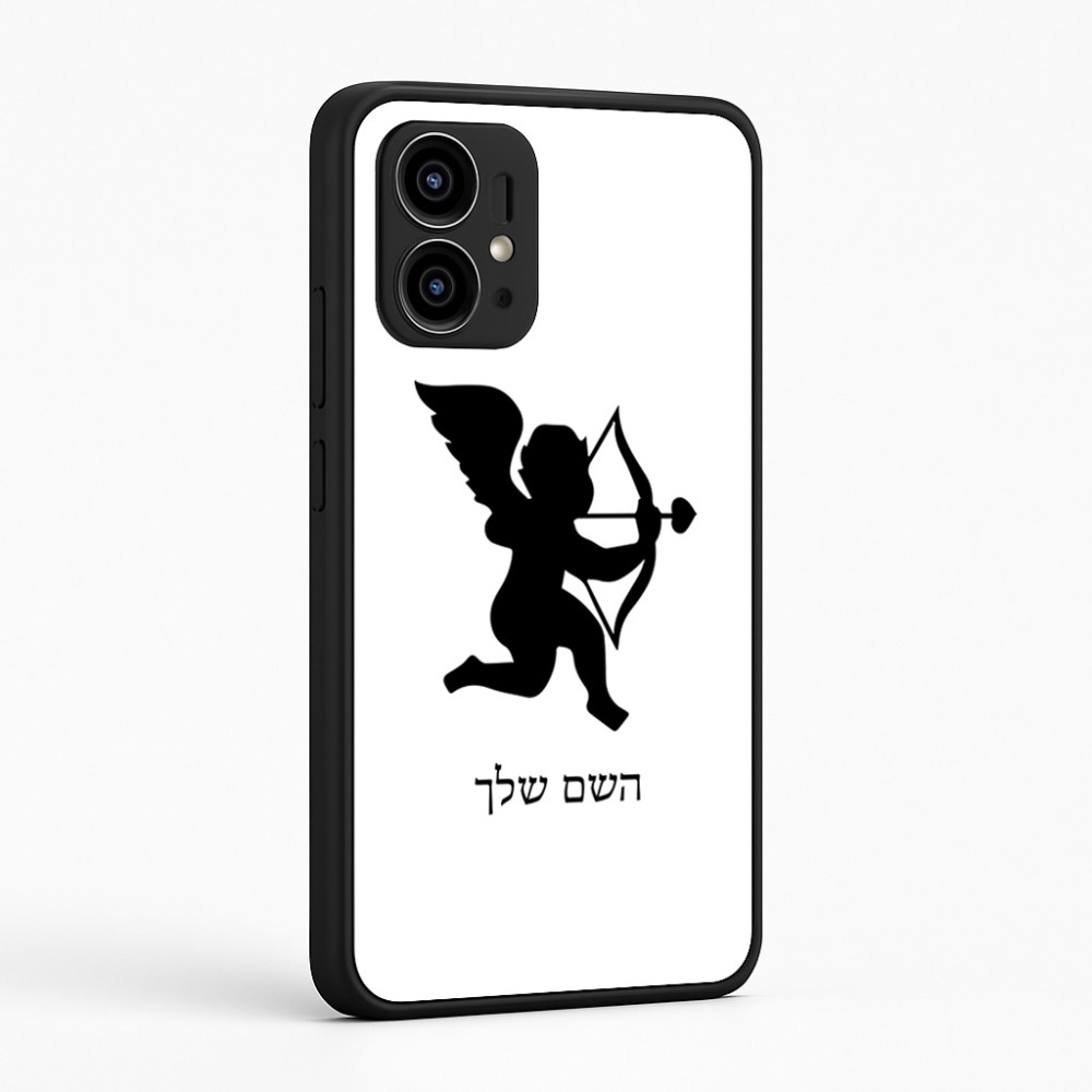 כיסוי בעיצוב אישי עם השם שלך לדגם - Motorola Edge 50 Pro 5G בעיצוב קופידון