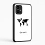 כיסוי בעיצוב אישי עם השם שלך לדגם - Motorola Edge 50 Pro 5G בעיצוב מפת העולם