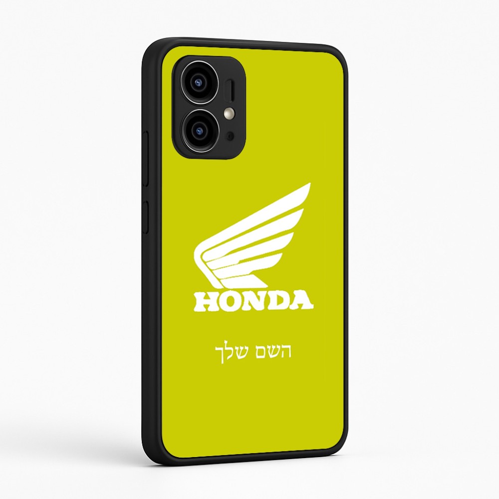 כיסוי בעיצוב אישי עם השם שלך לדגם - Motorola Edge 50 Pro 5G בעיצוב הונדה