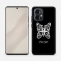 כיסוי בעיצוב אישי עם השם שלך לדגם - Motorola Edge 50 Pro 5G בעיצוב פרפר