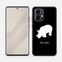 כיסוי בעיצוב אישי עם השם שלך לדגם - Motorola Edge 50 Pro 5G בעיצוב קרנף