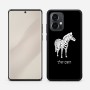 כיסוי בעיצוב אישי עם השם שלך לדגם - Motorola Edge 50 Pro 5G בעיצוב זברה