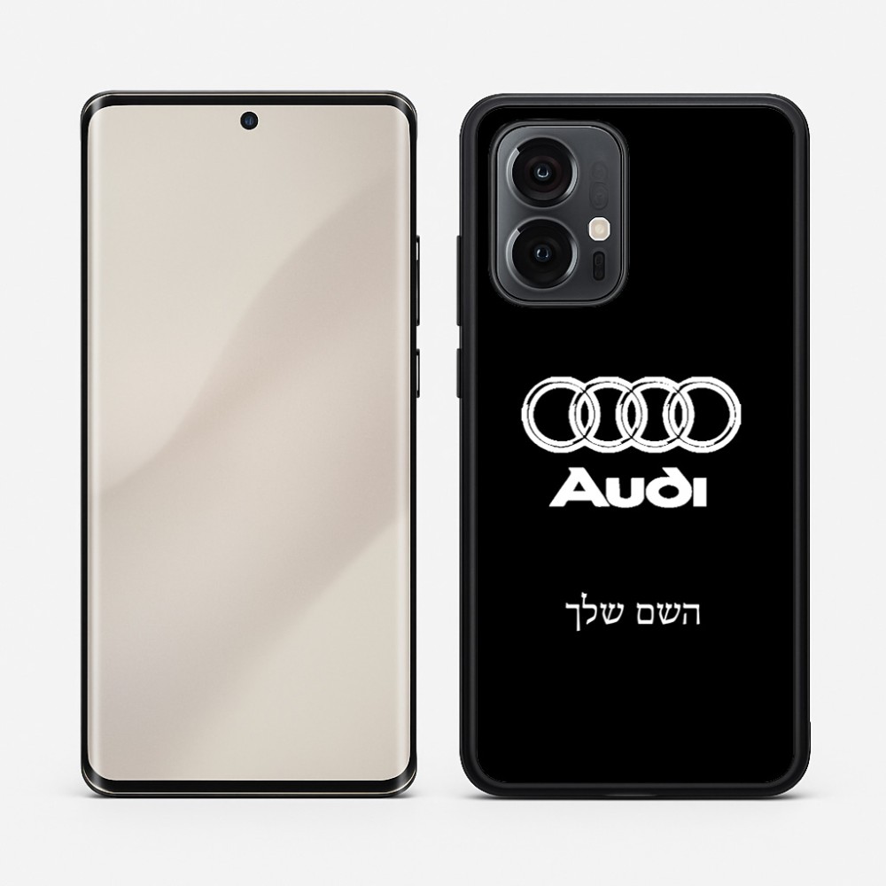 כיסוי בעיצוב אישי עם השם שלך לדגם - Motorola Edge 50 Pro 5G בעיצוב אאודי