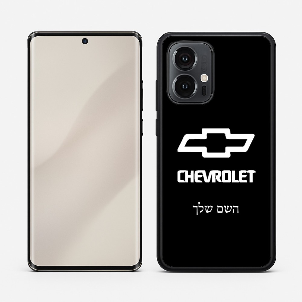 כיסוי בעיצוב אישי עם השם שלך לדגם - Motorola Edge 50 Pro 5G בעיצוב שברולט