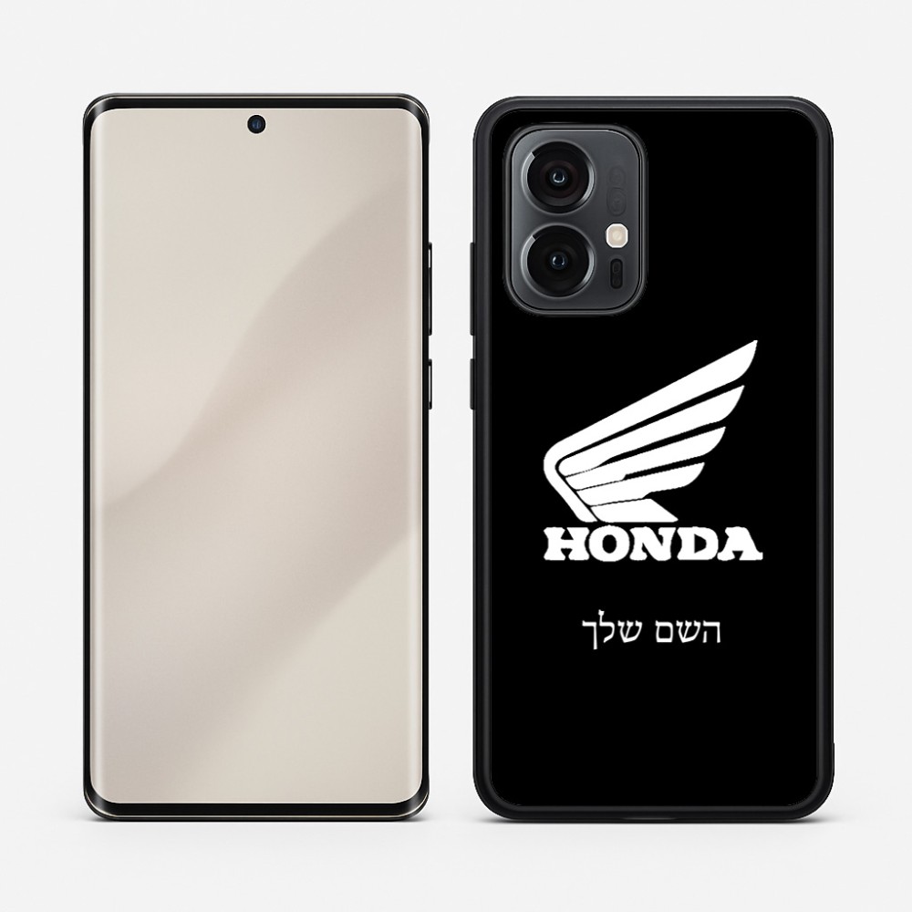 כיסוי בעיצוב אישי עם השם שלך לדגם - Motorola Edge 50 Pro 5G בעיצוב הונדה
