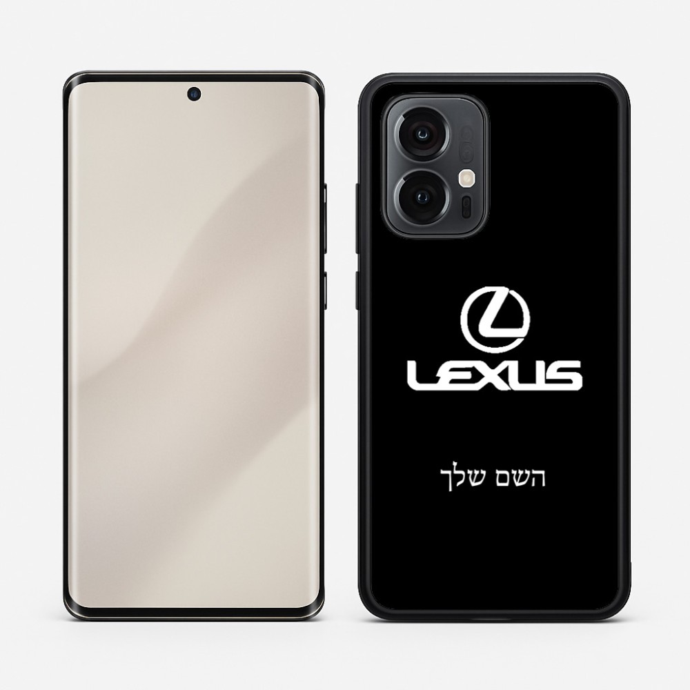 כיסוי בעיצוב אישי עם השם שלך לדגם - Motorola Edge 50 Pro 5G בעיצוב לקסוס