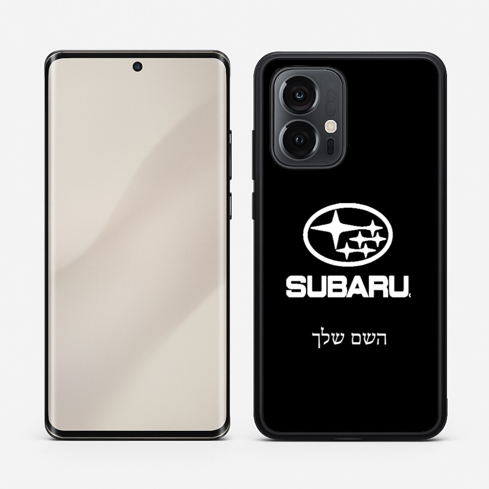 כיסוי בעיצוב אישי עם השם שלך לדגם - Motorola Edge 50 Pro 5G בעיצוב סובארו