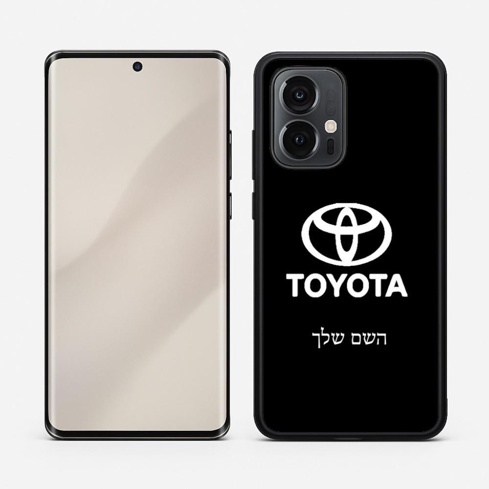 כיסוי בעיצוב אישי עם השם שלך לדגם - Motorola Edge 50 Pro 5G בעיצוב טויוטה
