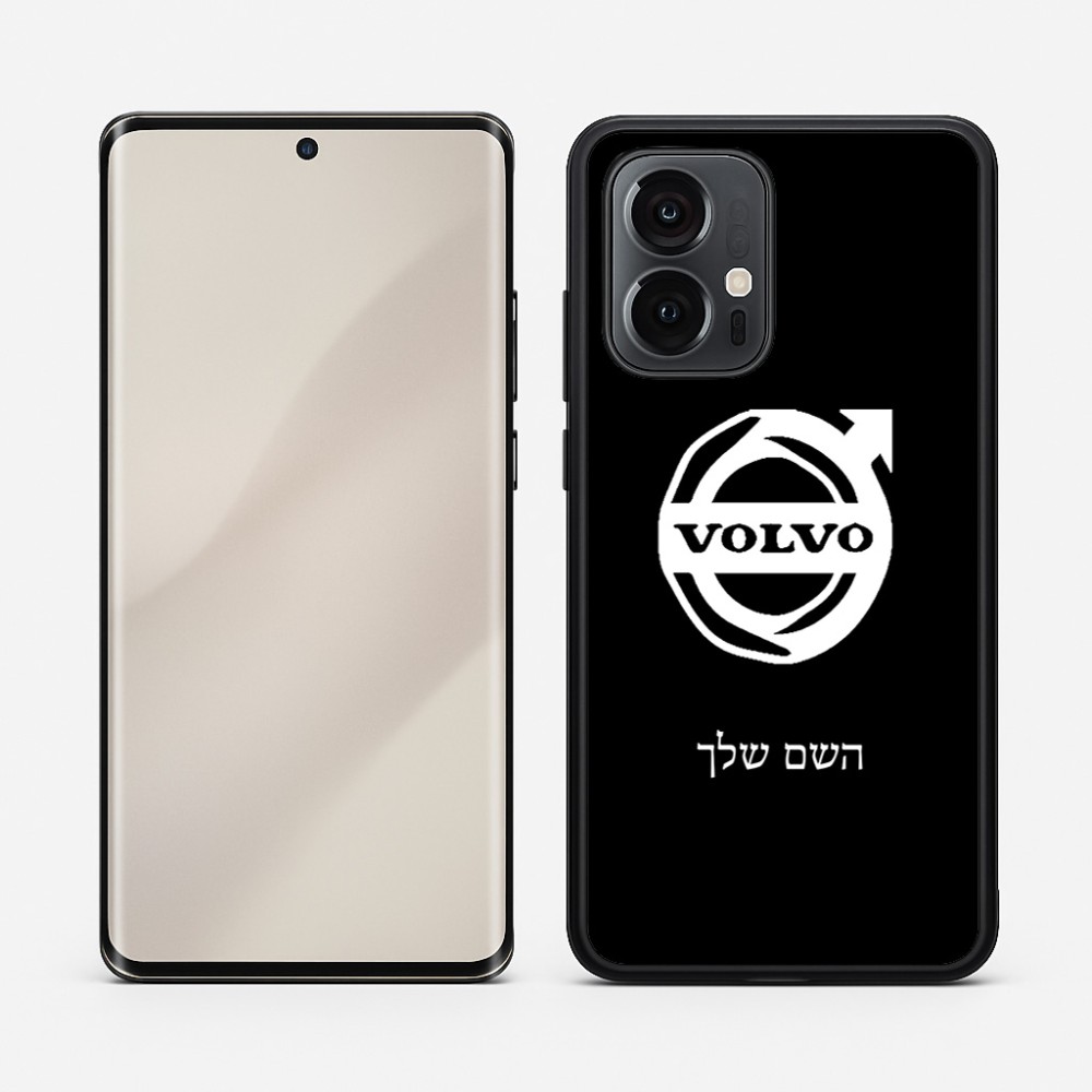 כיסוי בעיצוב אישי עם השם שלך לדגם - Motorola Edge 50 Pro 5G בעיצוב וולוו