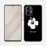 כיסוי בעיצוב אישי עם השם שלך לדגם - Motorola Edge 50 Pro 5G בעיצוב פרח היביסקוס