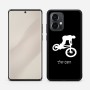 כיסוי בעיצוב אישי עם השם שלך לדגם - Motorola Edge 50 Pro 5G בעיצוב רוכב אופניים