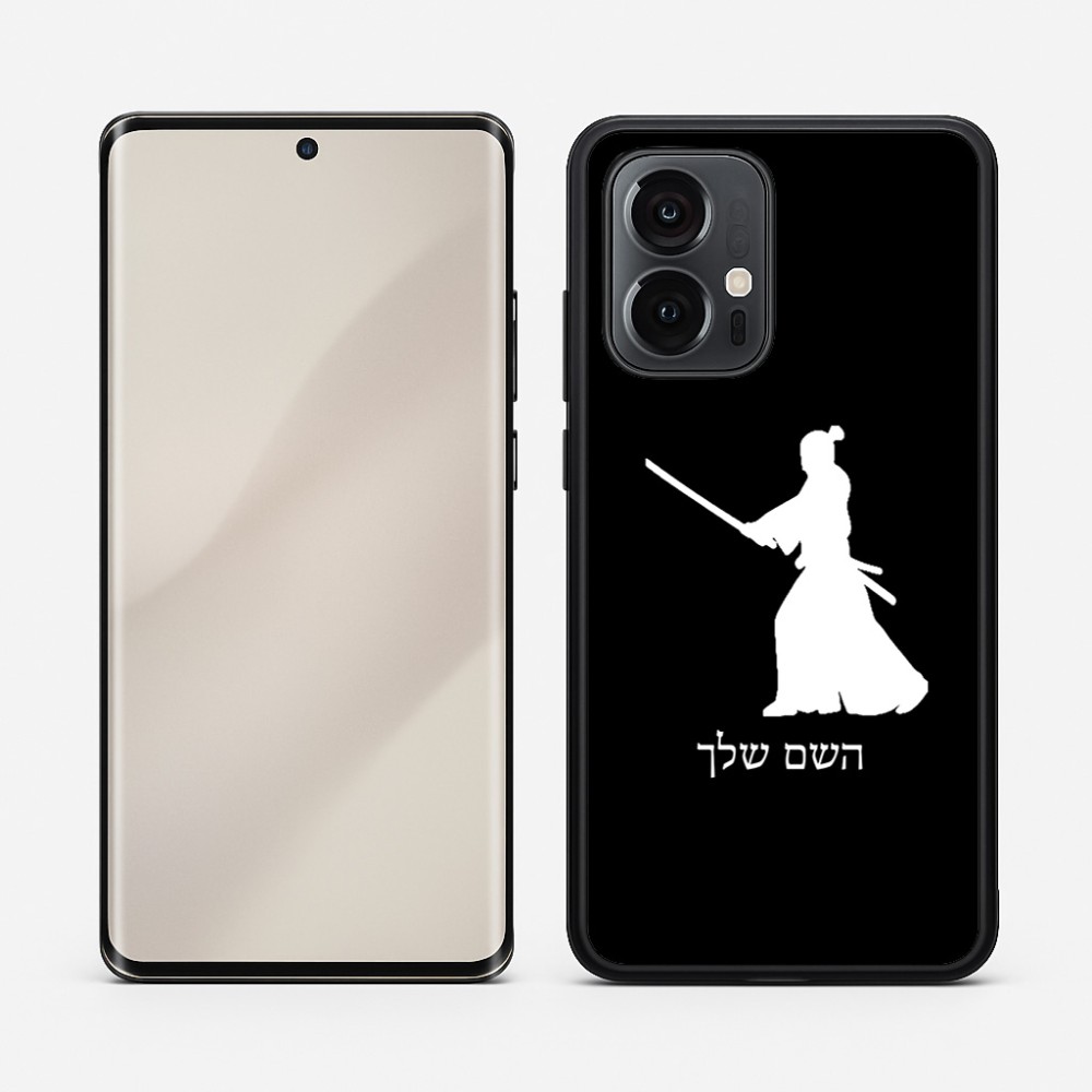 כיסוי בעיצוב אישי עם השם שלך לדגם - Motorola Edge 50 Pro 5G בעיצוב סמוראי