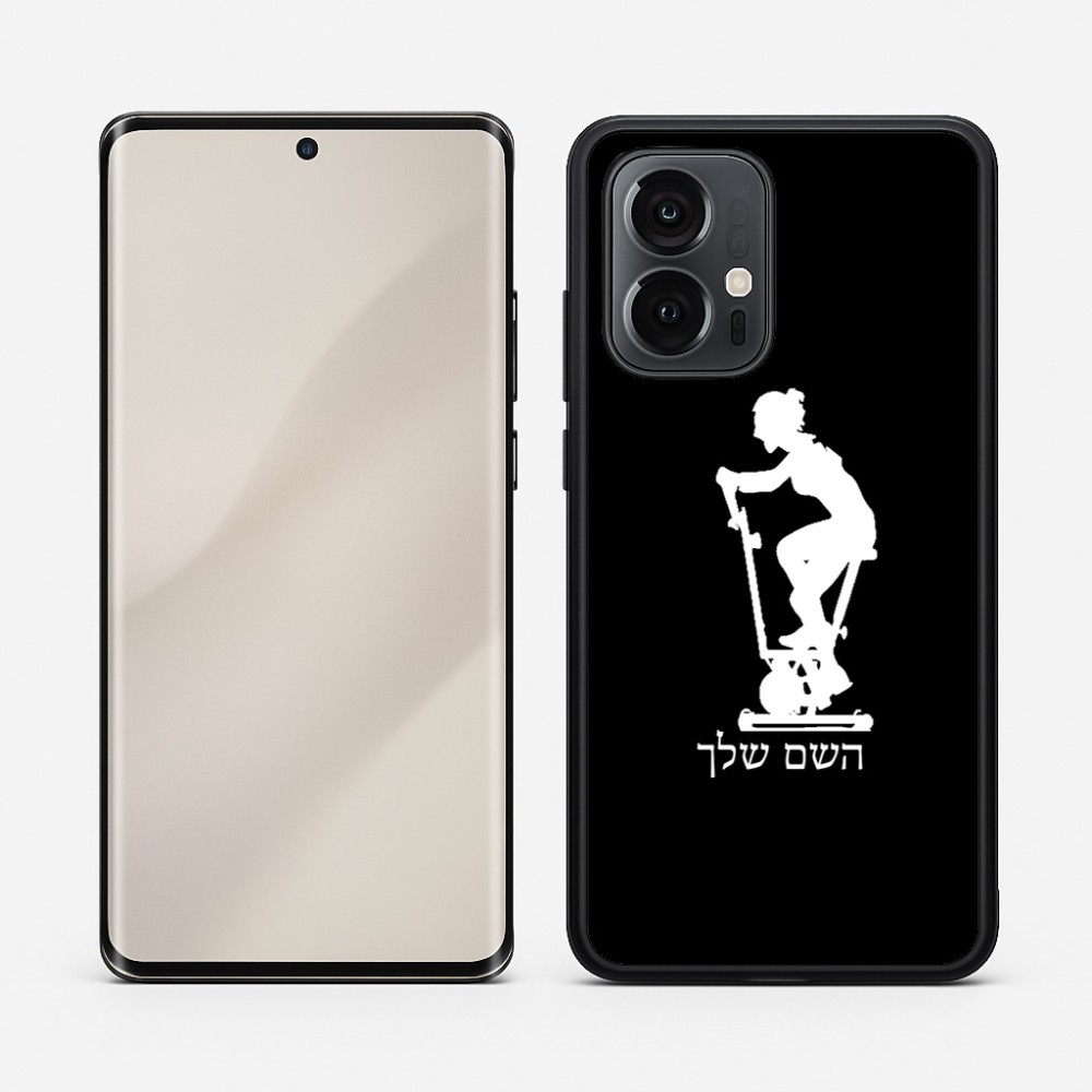 כיסוי בעיצוב אישי עם השם שלך לדגם - Motorola Edge 50 Pro 5G בעיצוב אימון ספינינג - אישה