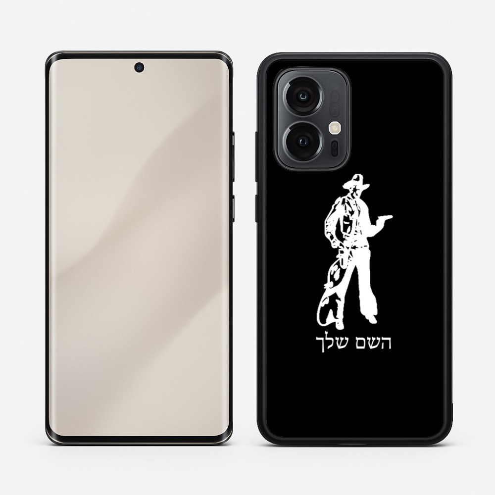 כיסוי בעיצוב אישי עם השם שלך לדגם - Motorola Edge 50 Pro 5G בעיצוב קאובוי המערב הפרוע