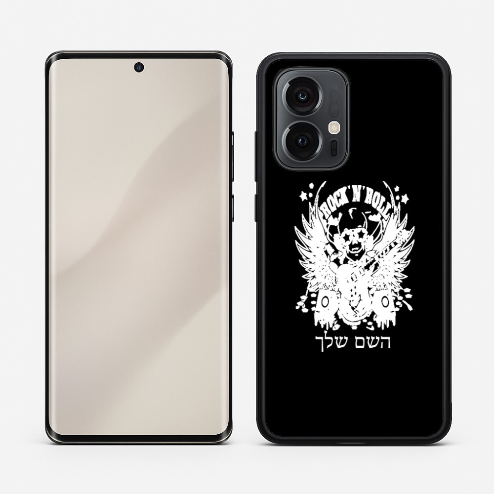 כיסוי בעיצוב אישי עם השם שלך לדגם - Motorola Edge 50 Pro 5G בעיצוב רוקנרול