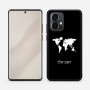 כיסוי בעיצוב אישי עם השם שלך לדגם - Motorola Edge 50 Pro 5G בעיצוב מפת העולם
