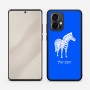 כיסוי בעיצוב אישי עם השם שלך לדגם - Motorola Edge 50 Pro 5G בעיצוב זברה