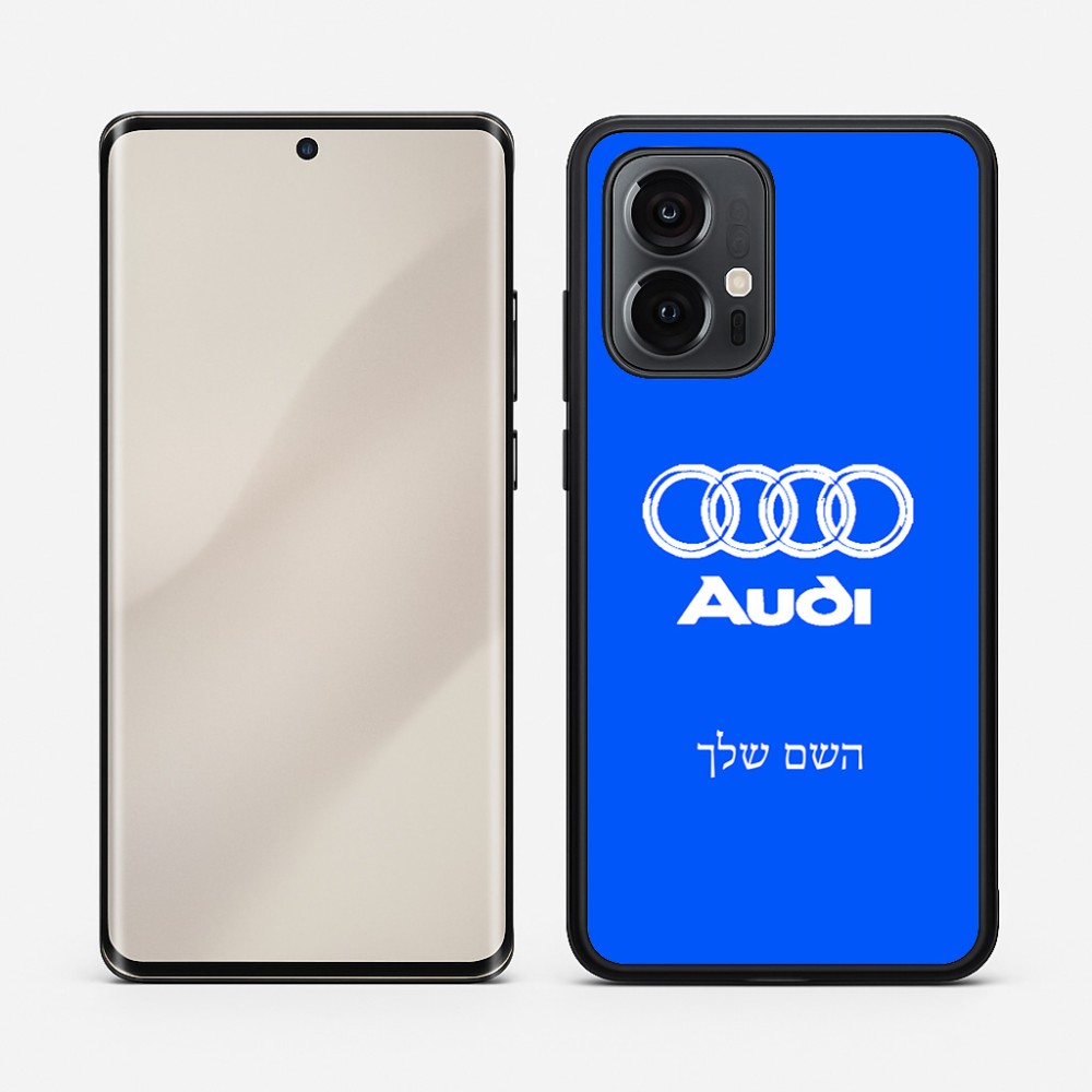 כיסוי בעיצוב אישי עם השם שלך לדגם - Motorola Edge 50 Pro 5G בעיצוב אאודי
