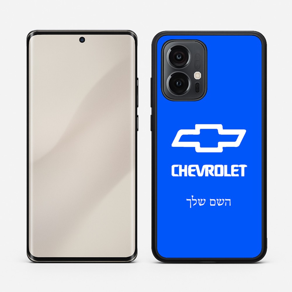 כיסוי בעיצוב אישי עם השם שלך לדגם - Motorola Edge 50 Pro 5G בעיצוב שברולט
