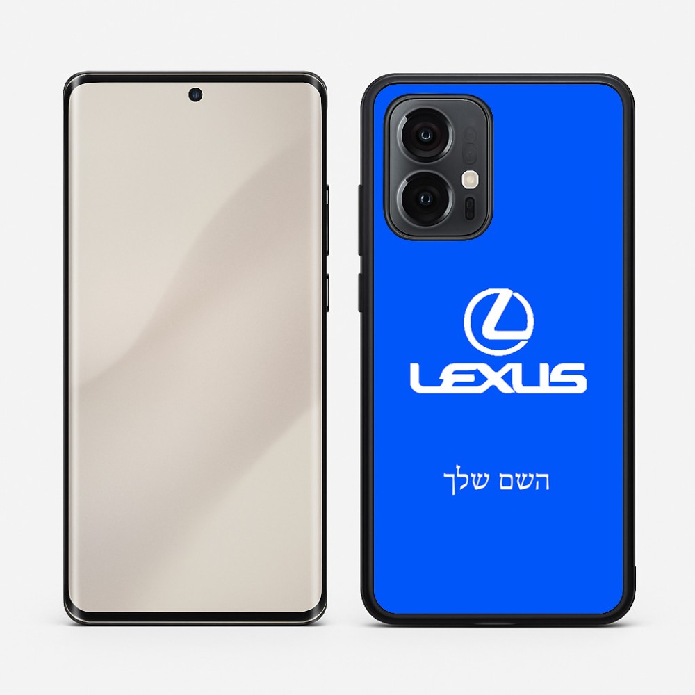 כיסוי בעיצוב אישי עם השם שלך לדגם - Motorola Edge 50 Pro 5G בעיצוב לקסוס