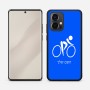 כיסוי בעיצוב אישי עם השם שלך לדגם - Motorola Edge 50 Pro 5G בעיצוב אופניים אולימפיים